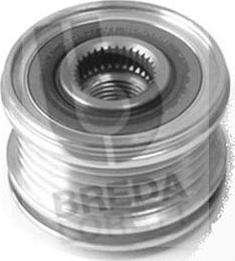 Breda Lorett RLA3691 - Pulley, alternator, freewheel clutch car-mod.net