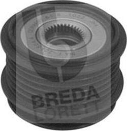 Breda Lorett RLA3157 - Pulley, alternator, freewheel clutch car-mod.net