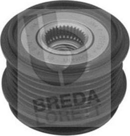 Breda Lorett RLA3162 - Pulley, alternator, freewheel clutch car-mod.net