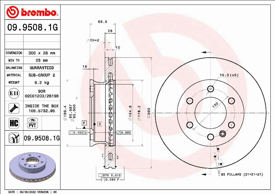 Brembo KT 10 025 - Brake Set, disc brakes car-mod.net