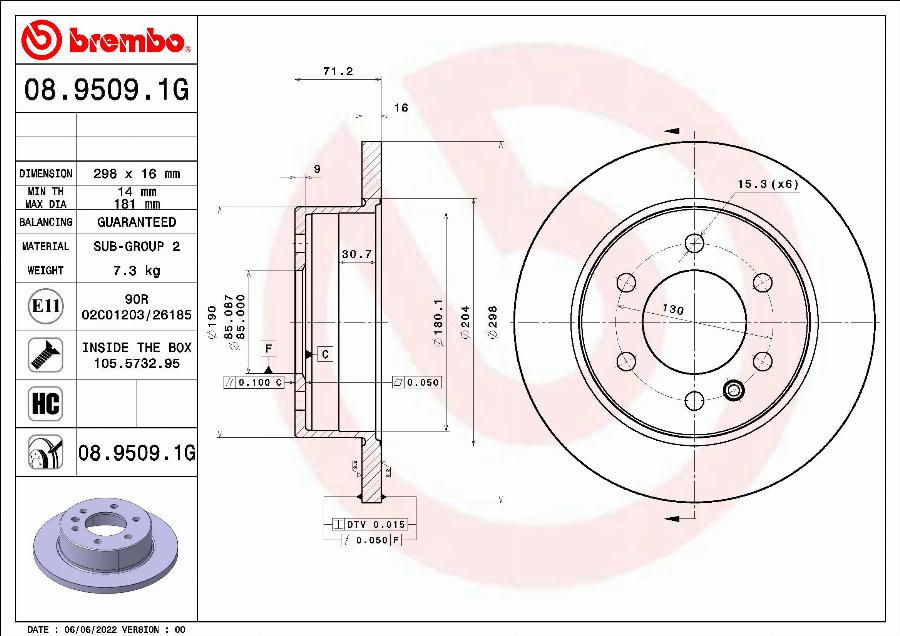 Brembo KT 10 027 - Brake Set, disc brakes car-mod.net