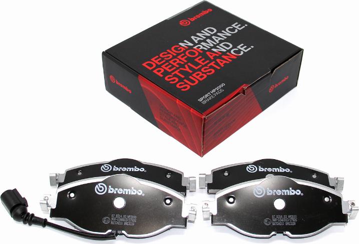 Brembo 07.B314.93 - High Performance Brake Pad Set car-mod.net