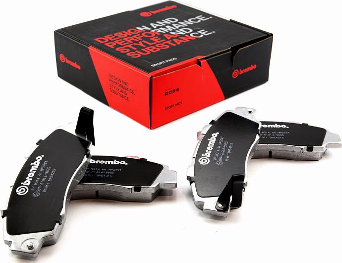 Brembo 07.B314.44 - High Performance Brake Pad Set car-mod.net