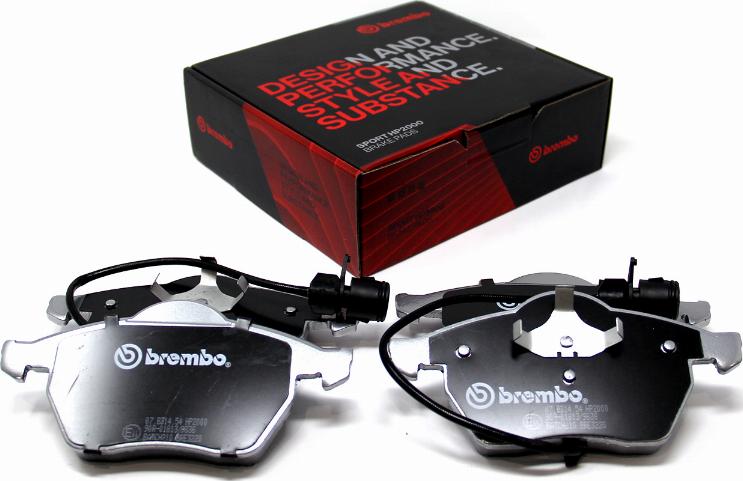 Brembo 07.B314.54 - High Performance Brake Pad Set car-mod.net