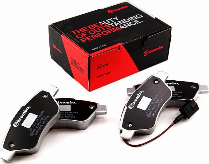 Brembo 07.B314.04 - High Performance Brake Pad Set car-mod.net