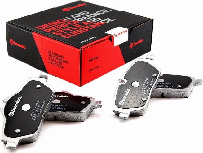 Brembo 07.B314.84 - High Performance Brake Pad Set car-mod.net