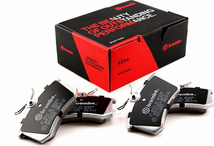 Brembo 07.B315.25 - High Performance Brake Pad Set car-mod.net