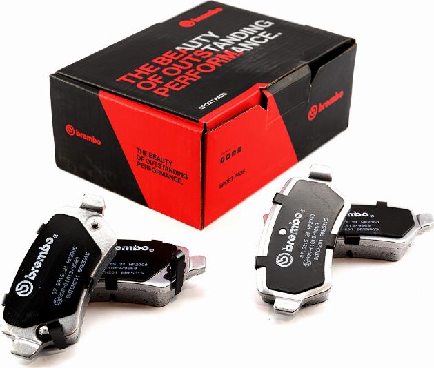 Brembo 07.B315.21 - High Performance Brake Pad Set car-mod.net