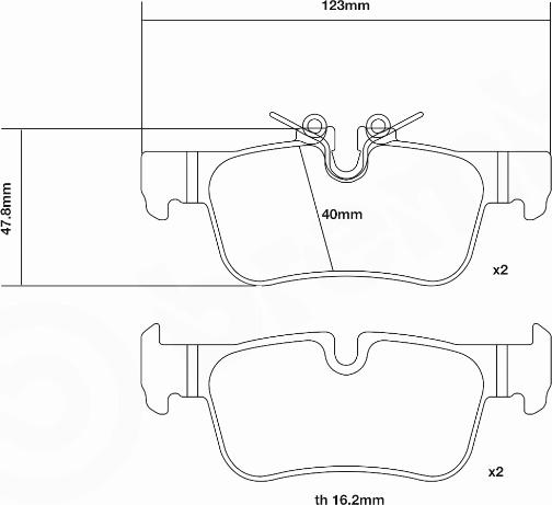 Brembo 07.B315.76 - High Performance Brake Pad Set car-mod.net