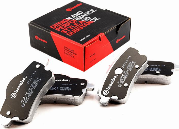 Brembo 07.B315.72 - High Performance Brake Pad Set car-mod.net