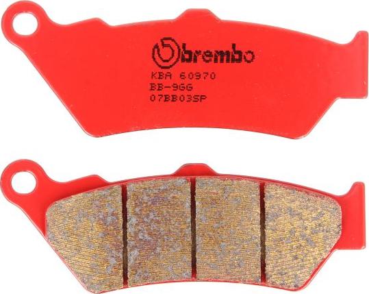 Brembo 07BB03SP - Brake Pad Set, disc brake car-mod.net