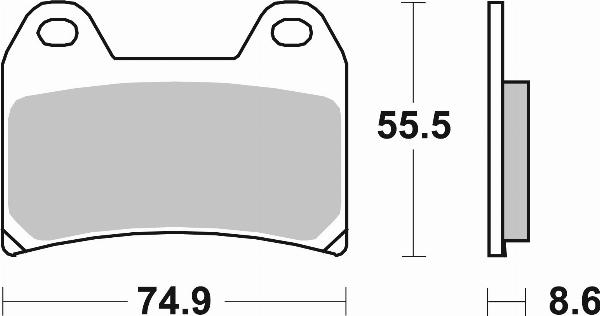 Brembo 07BB19SA - Brake Pad Set, disc brake car-mod.net