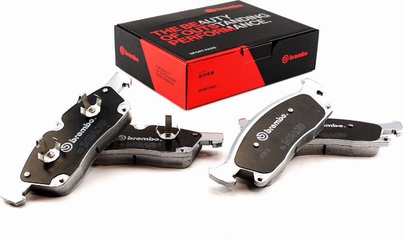 Brembo 07.D435.12 - High Performance Brake Pad Set car-mod.net