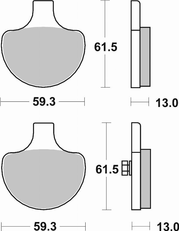 Brembo 07HD0614 - Brake Pad Set, disc brake car-mod.net
