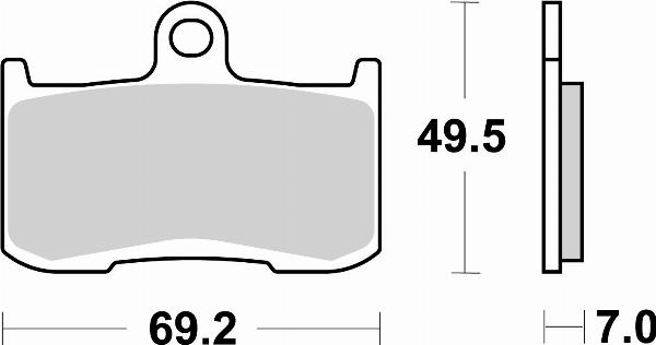 Brembo 07KA23SA - Brake Pad Set, disc brake car-mod.net