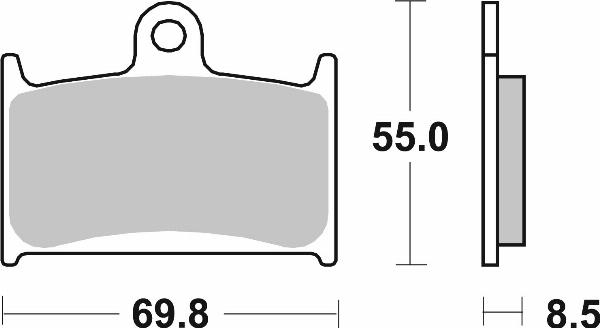 Brembo 07SU14SA - Brake Pad Set, disc brake car-mod.net
