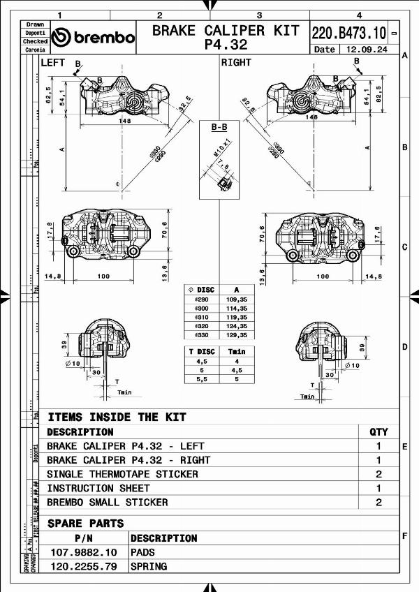 Brembo 220B47310 - Brake Caliper car-mod.net