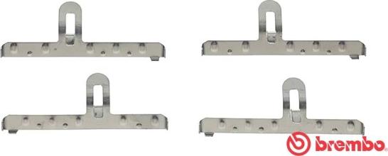 Brembo A 02 303 - Accessory Kit for disc brake Pads car-mod.net