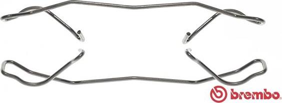 Brembo A 02 202 - Accessory Kit, brake caliper car-mod.net
