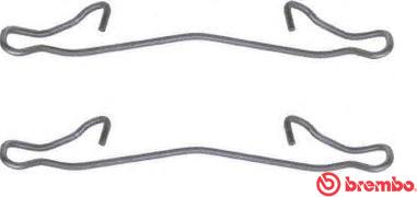 Brembo A 02 227 - Accessory Kit, brake caliper car-mod.net