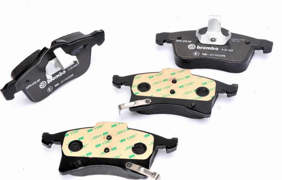 Brembo P 59 045 - Brake Pad Set, disc brake car-mod.net