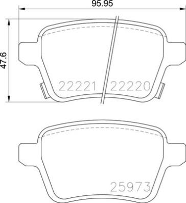 Brembo P 59 086 - Brake Pad Set, disc brake car-mod.net