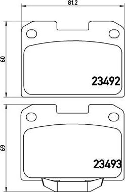 Brembo P 54 048 - Brake Pad Set, disc brake car-mod.net