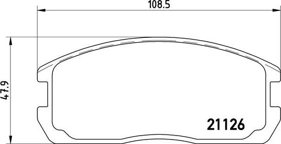 Brembo P 54 009 - Brake Pad Set, disc brake car-mod.net