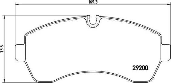 Brembo P 50 059 - Brake Pad Set, disc brake car-mod.net