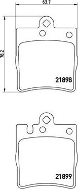 Brembo P 50 033 - Brake Pad Set, disc brake car-mod.net