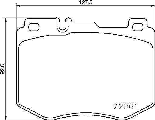 Brembo P 50 120 - Brake Pad Set, disc brake car-mod.net