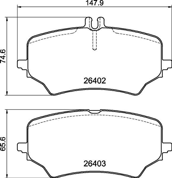Brembo P 50 176 - Brake Pad Set, disc brake car-mod.net