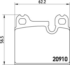 Brembo P 06 005 - Brake Pad Set, disc brake car-mod.net