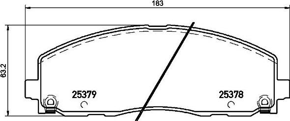 Brembo P 11 035 - Brake Pad Set, disc brake car-mod.net