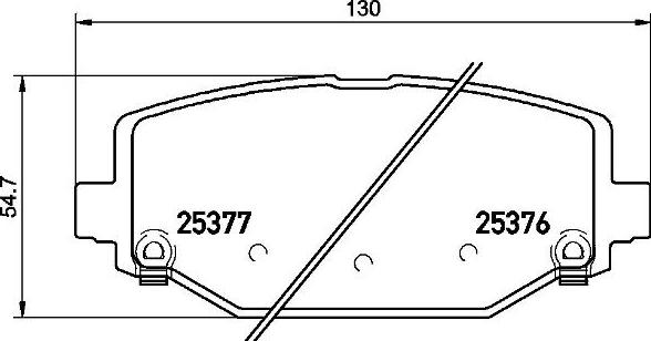 Brembo P 11 032 - Brake Pad Set, disc brake car-mod.net