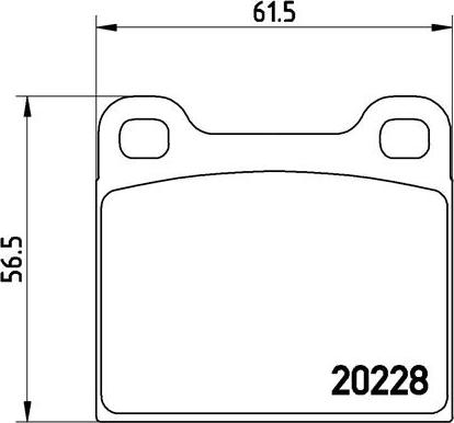 Brembo P 85 003 - Brake Pad Set, disc brake car-mod.net