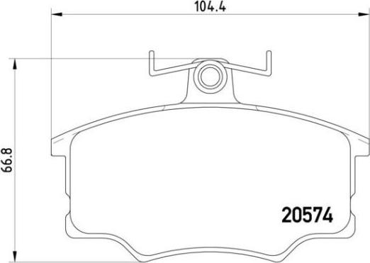 Brembo P 85 010 - Brake Pad Set, disc brake car-mod.net