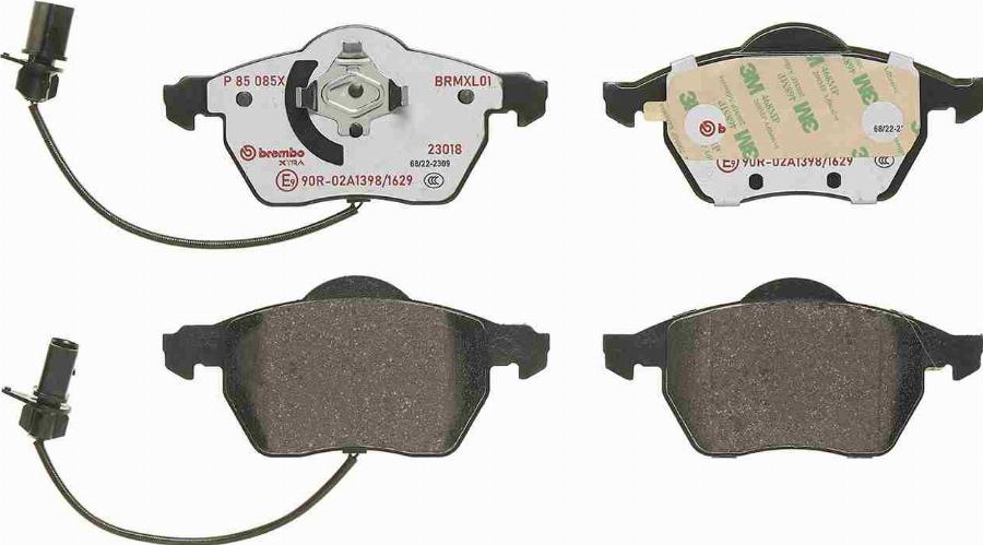 Brembo P 85 085X - Brake Pad Set, disc brake car-mod.net