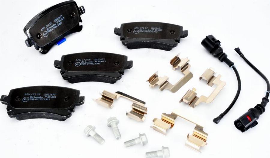 Brembo P 85 083 - Brake Pad Set, disc brake car-mod.net