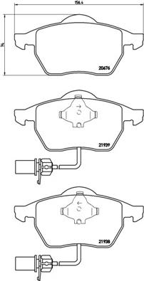 Brembo P 85 037X - Brake Pad Set, disc brake car-mod.net