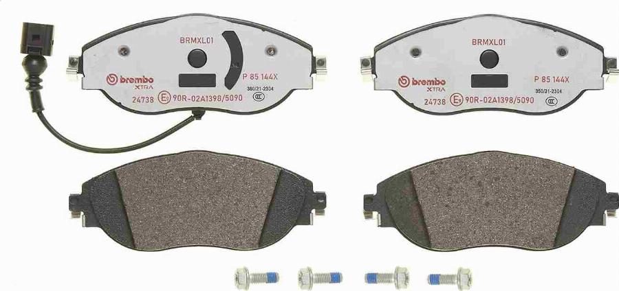 Brembo P 85 144X - Brake Pad Set, disc brake car-mod.net