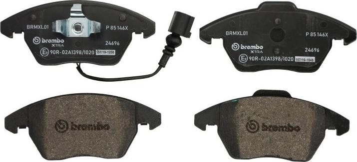 Brembo P 85 146X - Brake Pad Set, disc brake car-mod.net