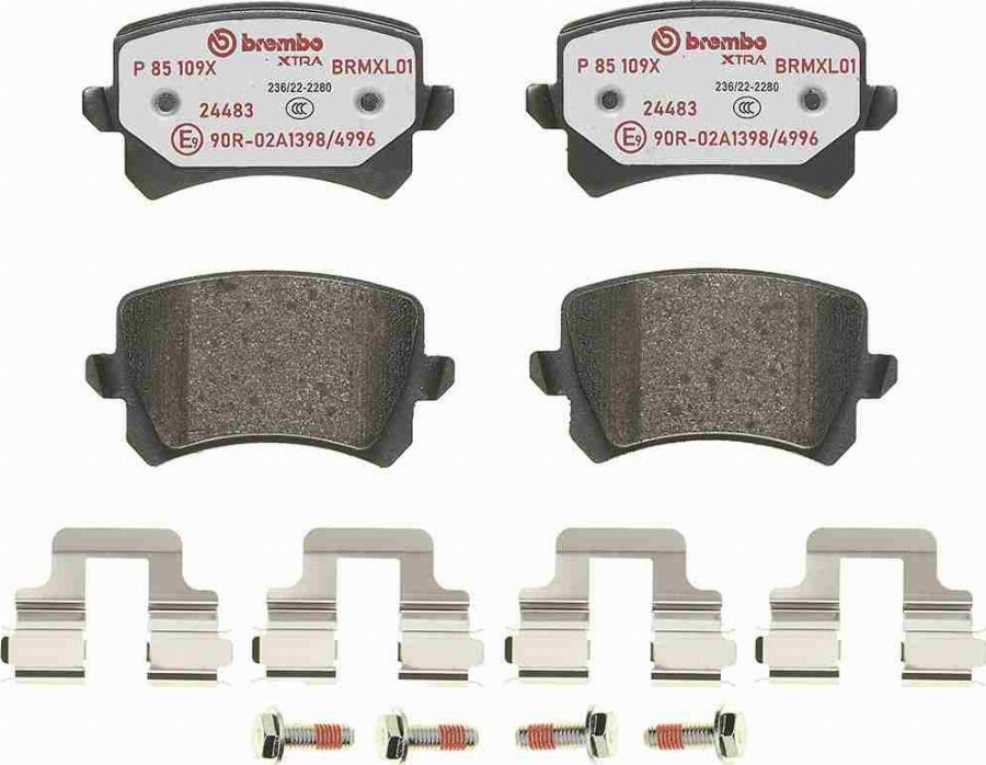 Brembo P 85 109X - Brake Pad Set, disc brake car-mod.net