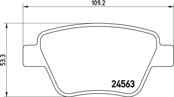 Brembo P 85 114 - Brake Pad Set, disc brake car-mod.net