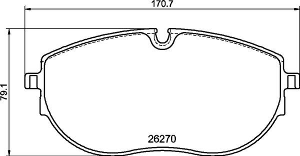 Brembo P 85 188 - Brake Pad Set, disc brake car-mod.net