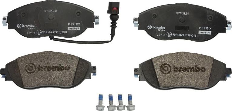Brembo P 85 131X - Brake Pad Set, disc brake car-mod.net
