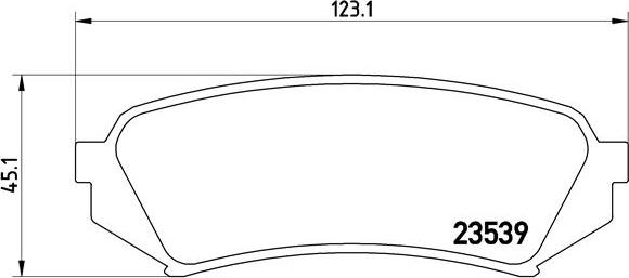 Brembo P 83 049 - Brake Pad Set, disc brake car-mod.net