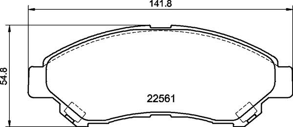 Brembo P 83 191 - Brake Pad Set, disc brake car-mod.net