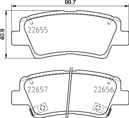 Brembo P 30 103 - Brake Pad Set, disc brake car-mod.net