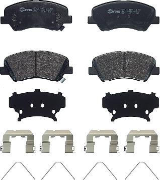 Brembo P 30 122 - Brake Pad Set, disc brake car-mod.net